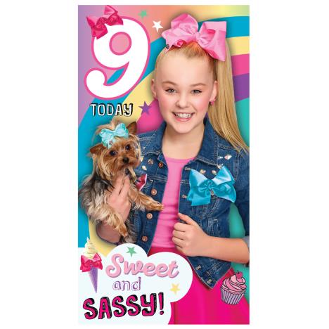 JoJo Siwa 9 Today 9th Birthday Card £2.10